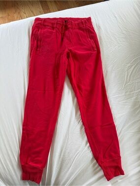 Adidas x Y-3 Men's Red Jogger Sweatpants w